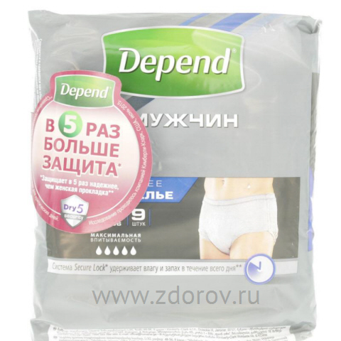 Купить Depend Для Женщин L Xl